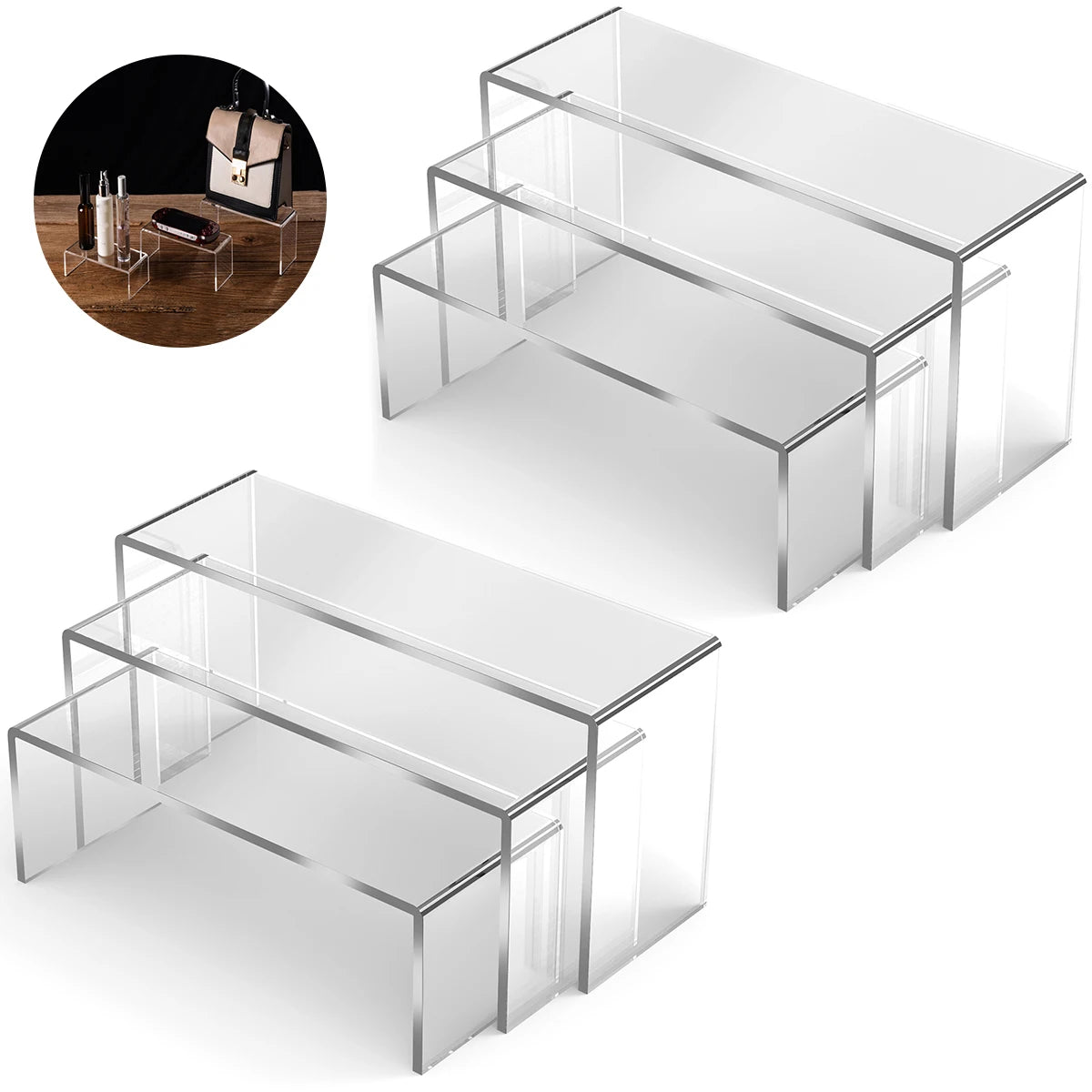 GateVault ClearView™ Acrylic Display Risers