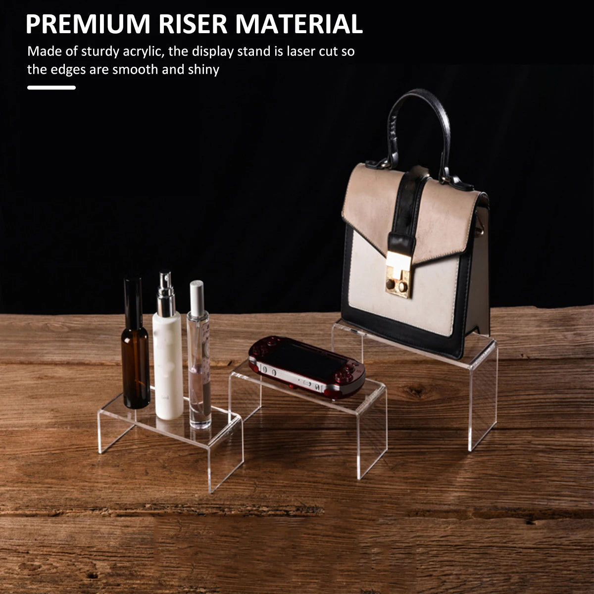 GateVault ClearView™ Acrylic Display Risers