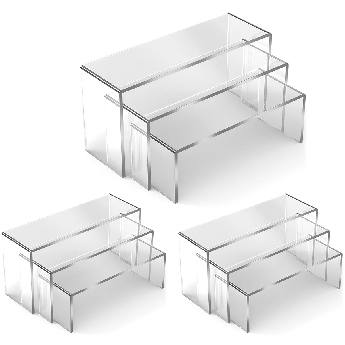 GateVault ClearView™ Acrylic Display Risers