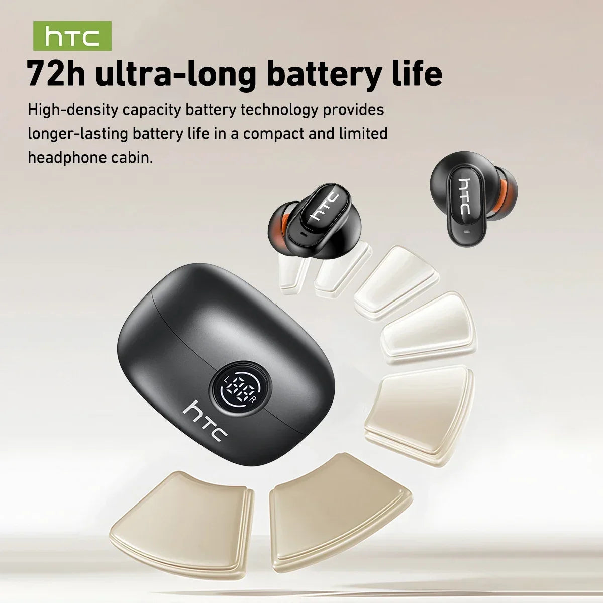 Smart AI Translator Wireless Earbuds – Noise Cancelling & Long Battery Life