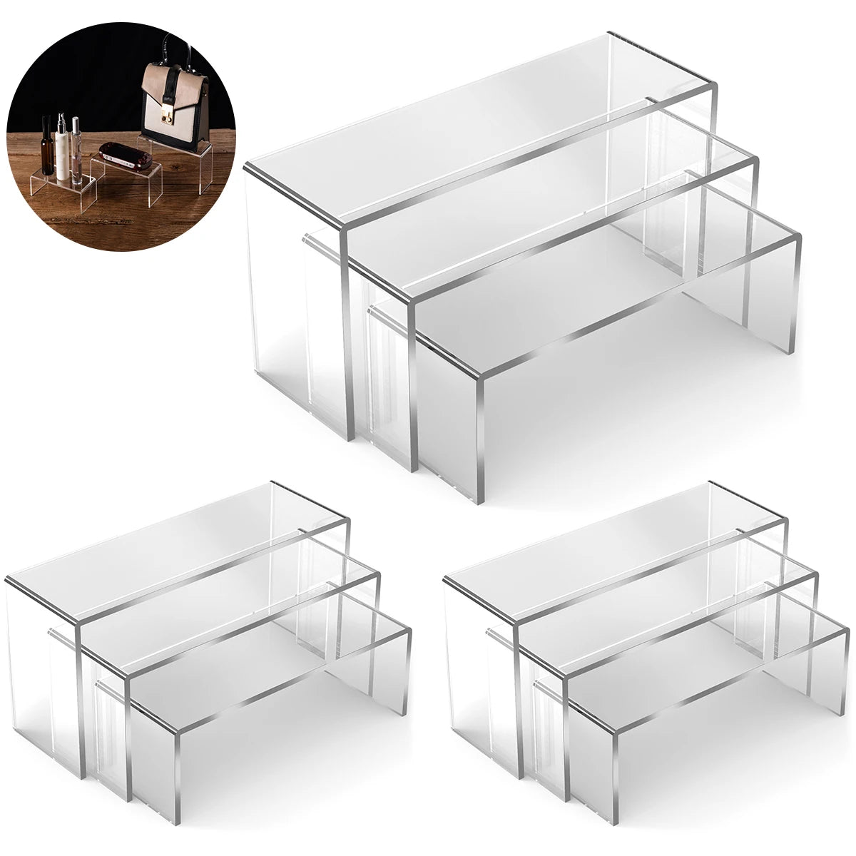 GateVault ClearView™ Acrylic Display Risers